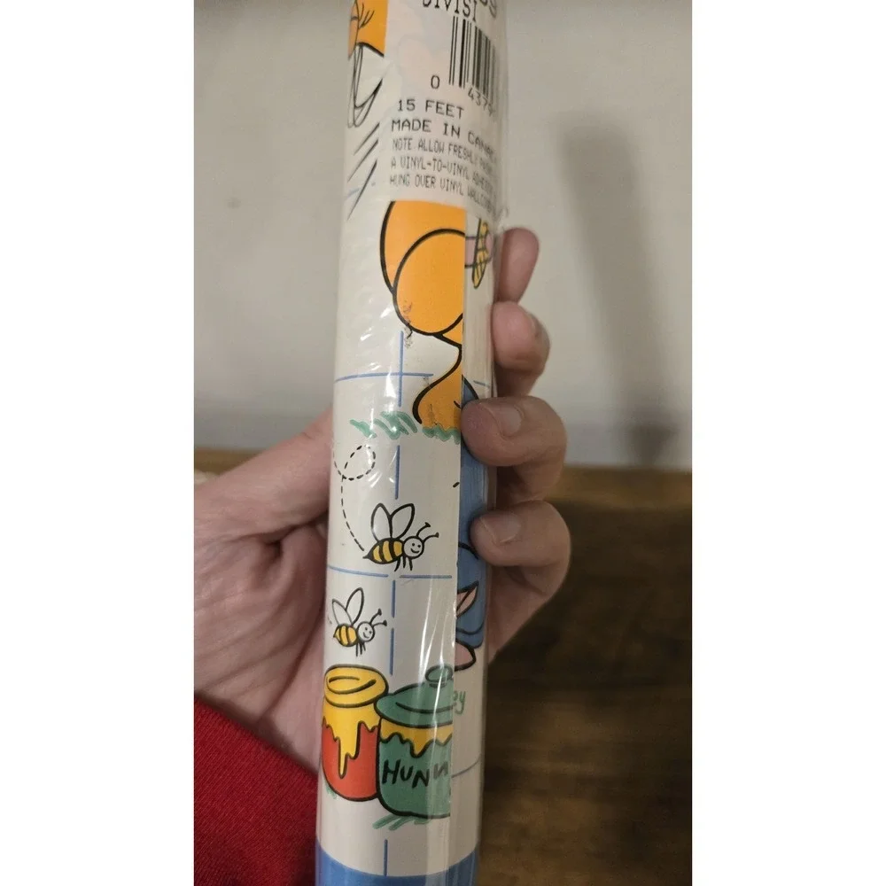 Vintage Winnie the Pooh Wallpaper Border Rolls (3 Sealed) Disney Nursery Decor